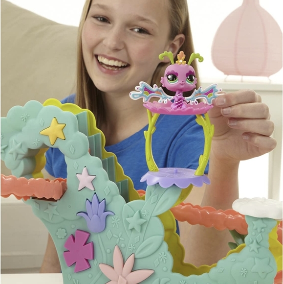 Littlest Pet Shop Fairies Fairy Fun Rollercoaster Playset lot bundle - Picture 5 of 15